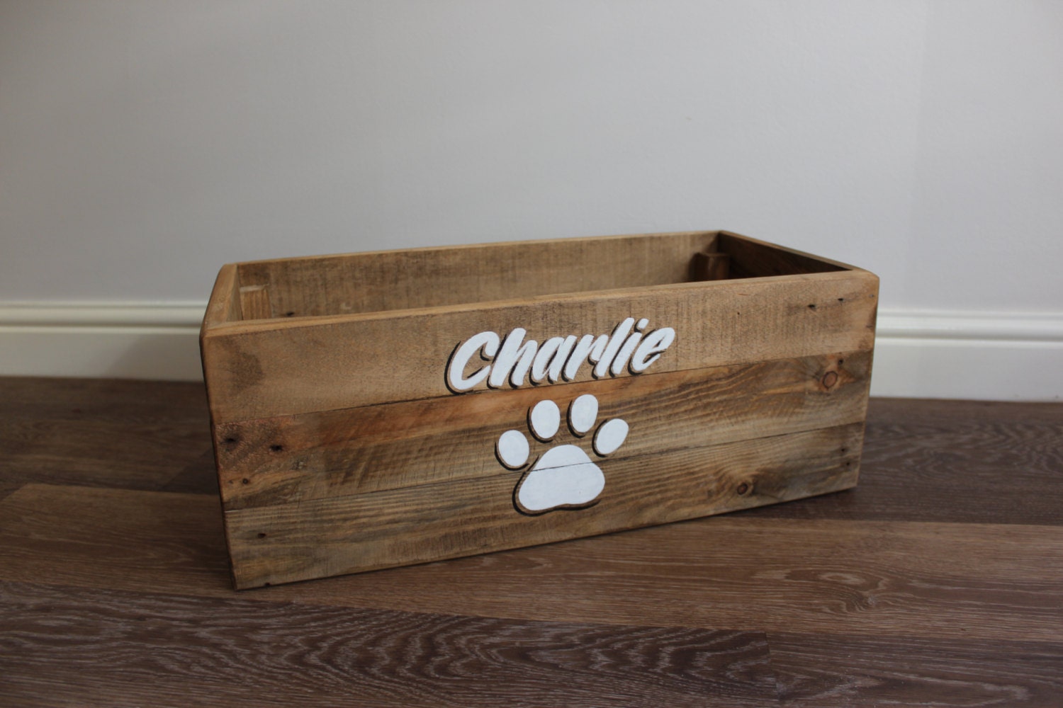 Personalised Dog Toy Box Cat Pet Toybox Storage Hand Etsy