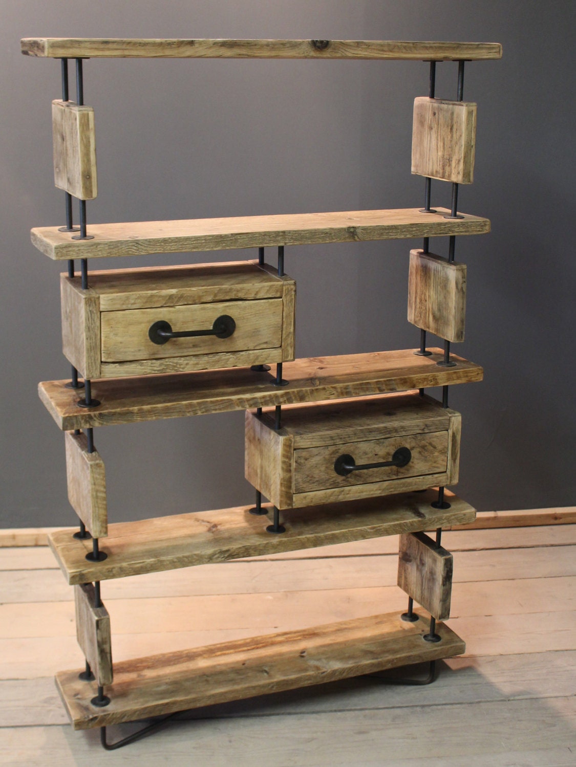 Tall Shelving Unit Living Room / Office The Copford Etsy