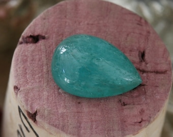 Paraiba Tourmaline Cabochon, Tourmaline Cabochon, Gem Paraiba Tourmaline, Paraiba Gemstone from Paraiba Brazil, 3.67ct.