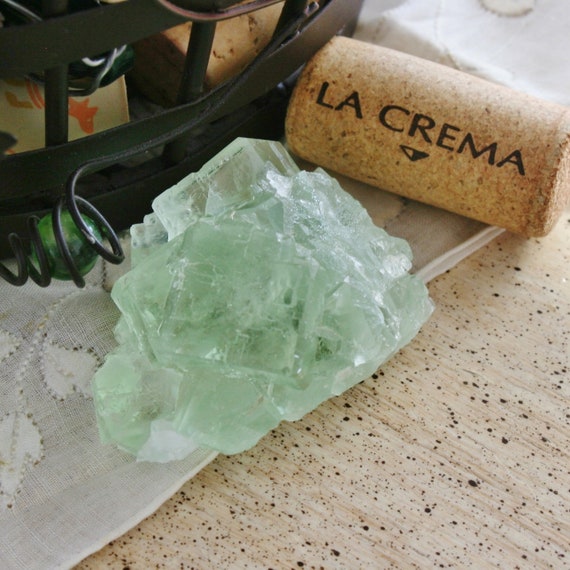 Green Fluorite Water Clear Crystal From China 2.24 X Etsy