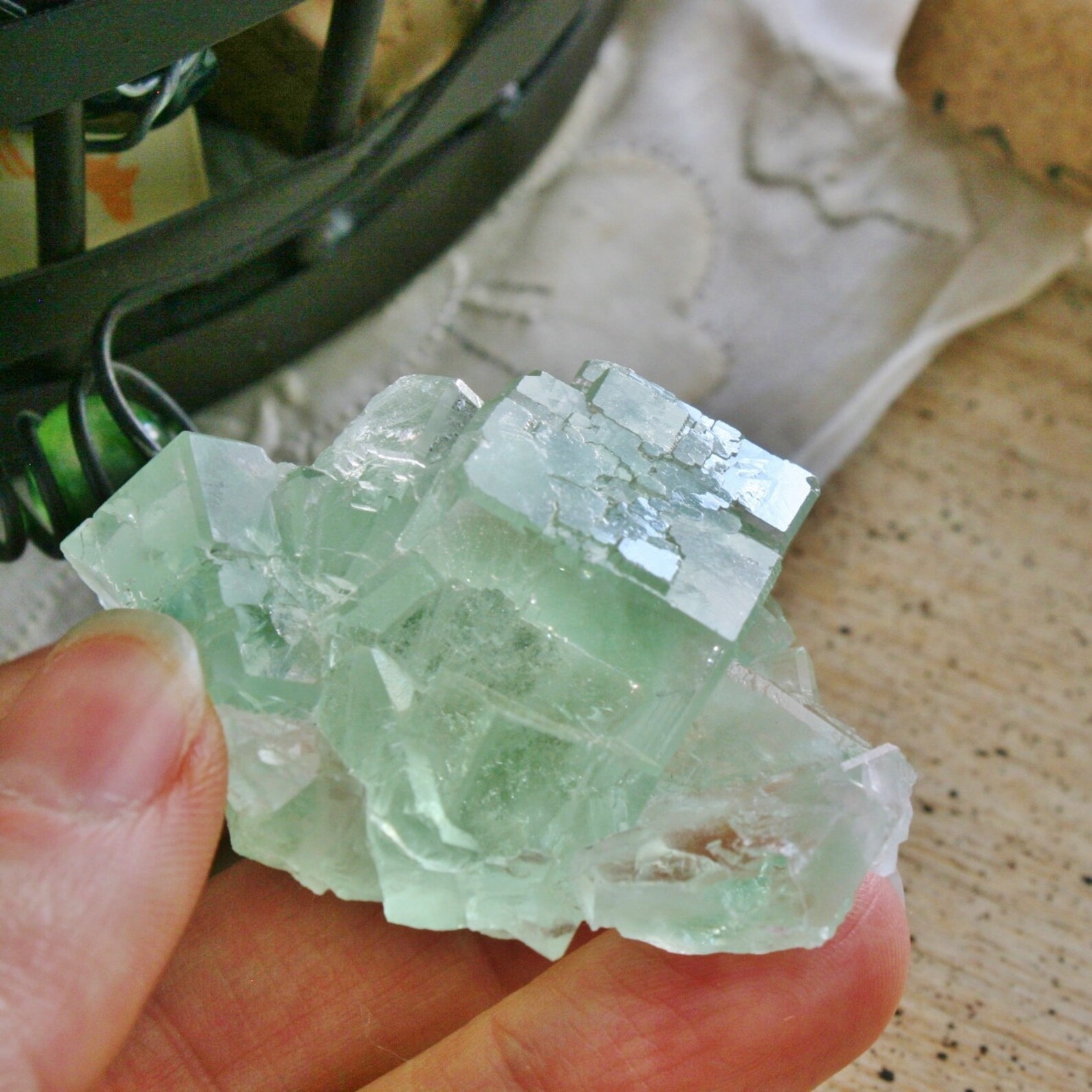 Green Fluorite Water Clear Crystal From China 2.24 X Etsy