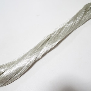 Japanese vintage Superb real silver leaf thread SN1 embroidery 1000M  0.16mm