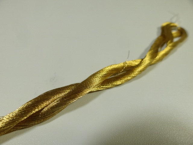 Japanese Vintage Rare Superb 24K Gold Leaf Thread 100M - Etsy