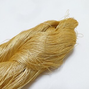 Special price Limited to 25Japanese vintage rare Double Twist high class gold leaf thread M embroidery 4484 image 2
