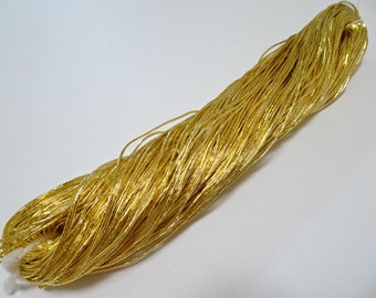 Special price! Japanese vintage rare Superb 24K gold leaf thread 100M embroidery 16  0.95mm