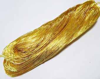 Filo da ricamo giapponese in foglia d'oro vintage Kinkoma 123 0,75 mm
