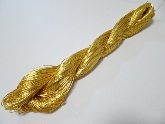 Japanese Vintage Gold Leaf Thread Kinkoma Embroidery 12 0.75mm