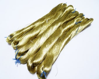 special price!!Japanese vintage high class aluminum leaf gold thread 2 5sets embroidery 5000M
