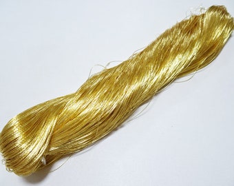 japanese vintage Superb gold leaf thread 48  embroidery 1000M  0.35mm