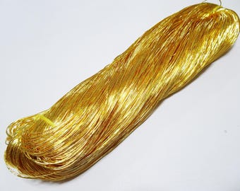 Filo da ricamo Kinkoma in foglia d'oro giapponese vintage 0,60 mm 103