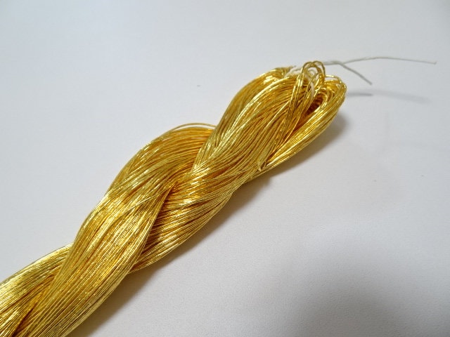 Japanese Vintage Gold Leaf Thread Kinkoma Embroidery 8 100M 0.50mm - Etsy