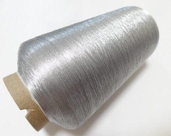 Special price! vintage japanese Aluminum leaf thread silver Very fine 10000M 4552