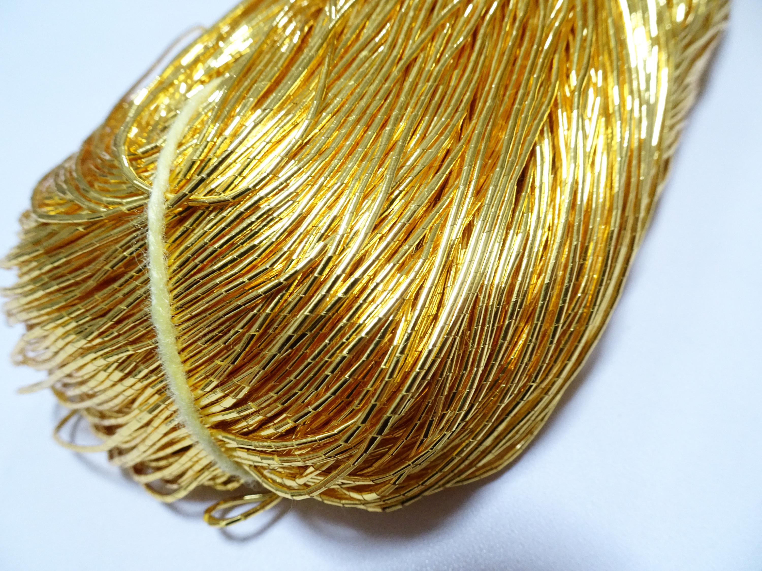 Japanese Vintage Gold Leaf Thread Kinkoma Embroidery 143 0.85mm