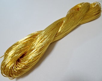 Japanese vintage gold leaf thread kinkoma embroidery 18 1.1mm 100M