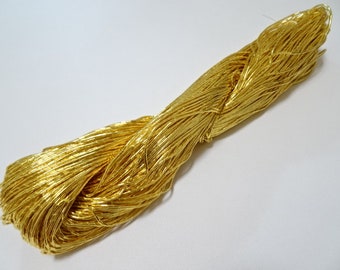 Japanese vintage gold leaf thread kinkoma embroidery 20 100M