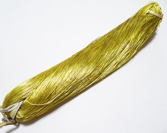 special price!!Japanese vintage high class aluminum leaf gold thread 7 embroidery 500M  0.50mm