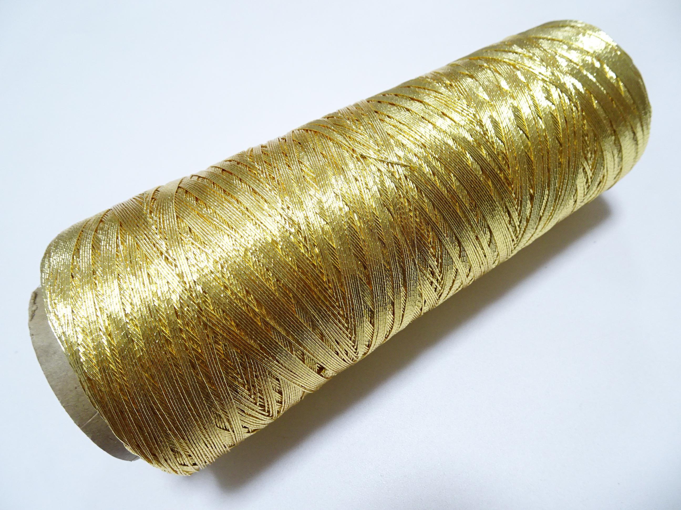 Special Price!! Japanese Vintage Gold Leaf Thread Embroidery 1000M
