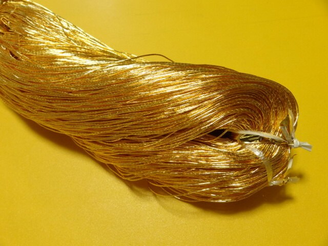 kamekoページ◇k14gf Japanese Vintage Gold Leaf Thread Kinkoma Embroidery 123