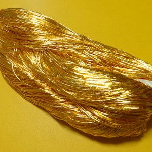 Japanese vintage gold leaf thread kinkoma embroidery 183  1.1mm