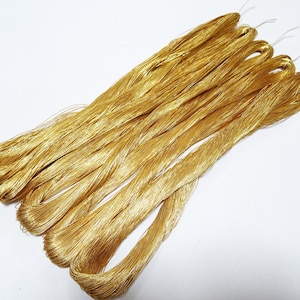 Limited 20 Japanese Vintage Superb Gold Leaf Thread 5 Sets