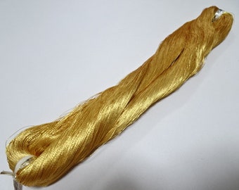 Japanese vintage Superb gold leaf thread 2 embroidery 1000M 6904  0.24mm