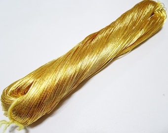 Filo da ricamo giapponese vintage in foglia d'oro Kinkoma 83 0,55 mm