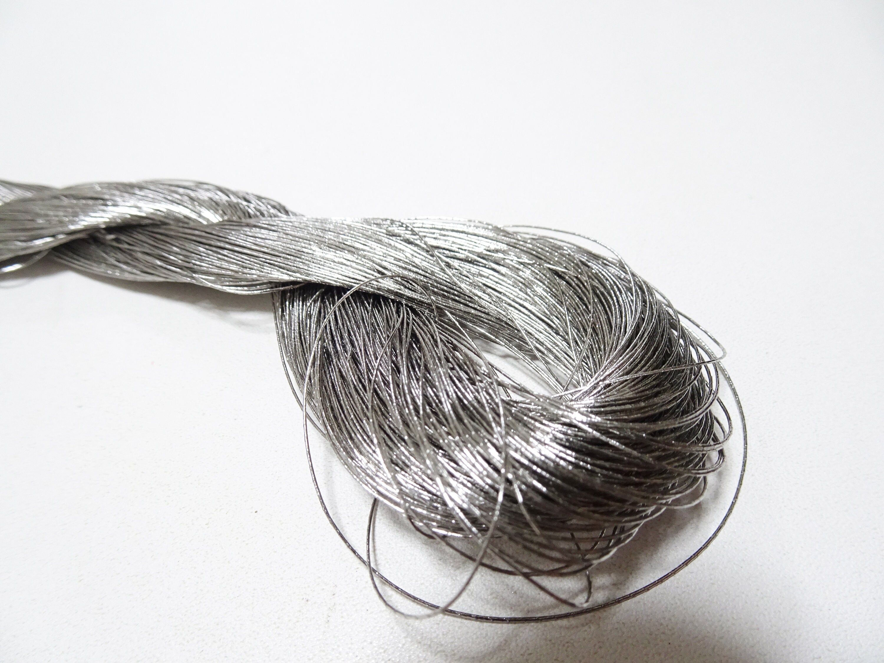 Japanese Vintage Super Rare Superb Real Platinum Leaf Thread Embroidery ...