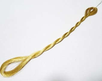 Special price! Japanese vintage rare Superb 24K gold leaf thread 100M embroidery extra fine 5bu