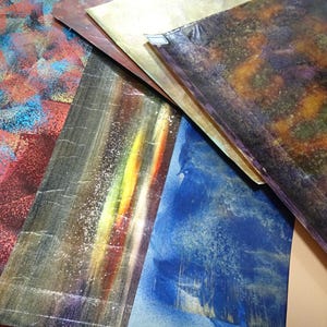 Papel washi japonés vintage raro Hikibaku, 10 hojas, 10187