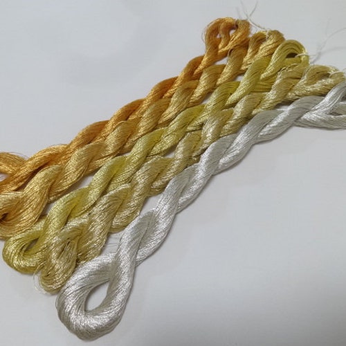 Japanese Vintage Rare Superb Pure Silver Leaf Thread Color - Etsy