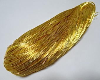 Japanese vintage gold leaf thread kinkoma embroidery 164 0.95mm