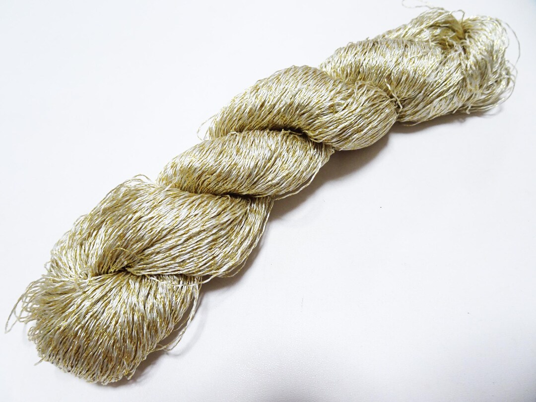 Japanese Vintage High Class Rare Silk Thread Mixture of Gold Embroidery ...