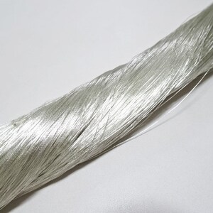 japanese vintage Superb real silver leaf thread SN2.5 embroidery 1000M image 4