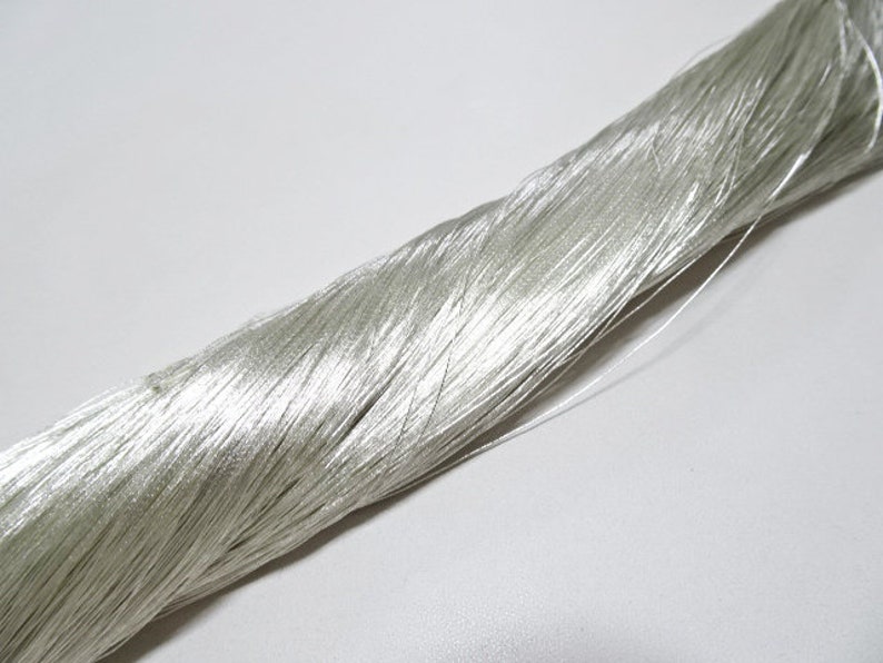 japanese vintage Superb real silver leaf thread SN2.5 embroidery 1000M image 4