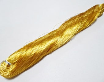 japanese vintage Superb gold leaf thread 2.527 embroidery 1000M