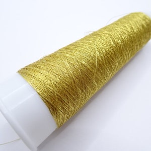 Prezzo speciale! Raro vintage giapponese Superb filo foglia oro 24K 100 M ricamo 1 lavabile 0,16 mm
