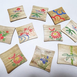 Vintage japanska trätrådsrullar 10-set 17487