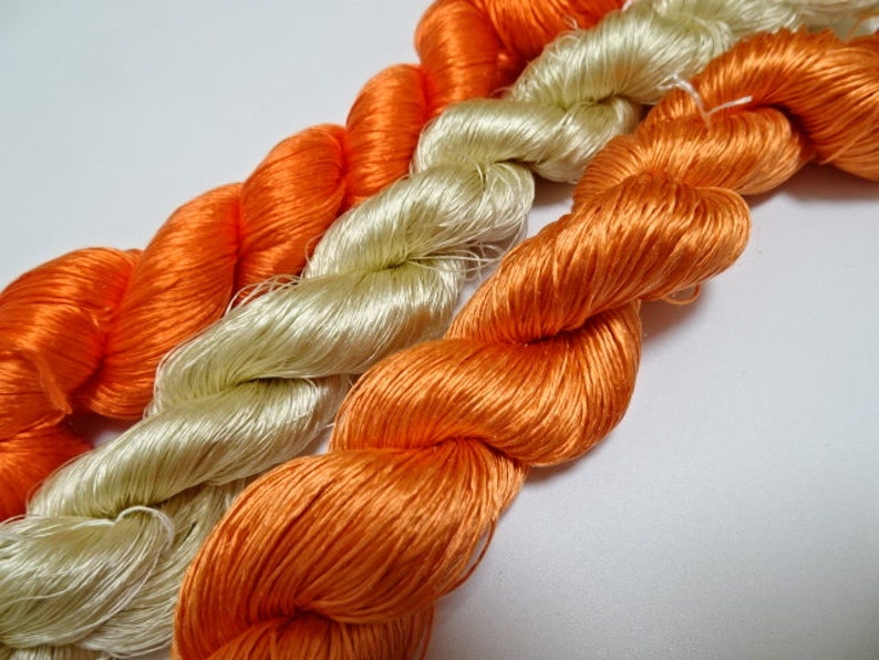 Japanese vintage silk thread 3sets embroidery 5201 Etsy