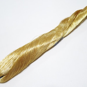 filo di foglia d'oro giapponese vintage di alta qualità 2,5 ricamo 1000M filo da ricamo 0,25 mm
