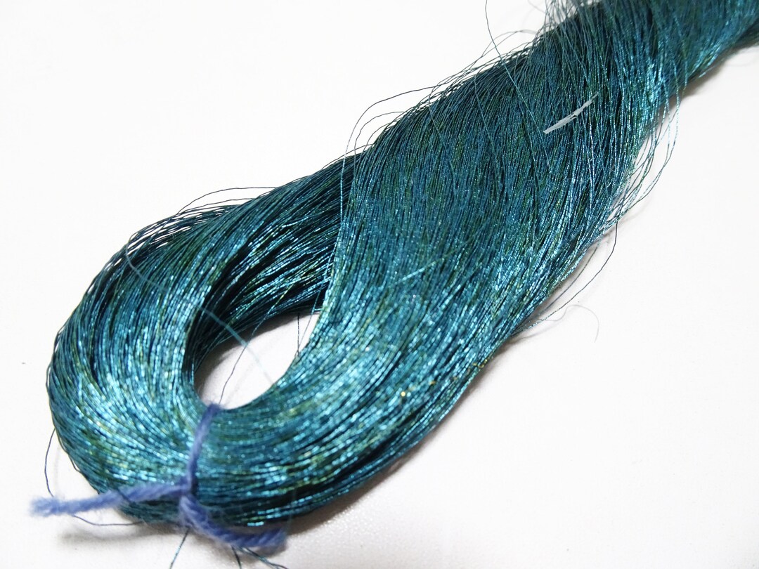 Japanese Vintage High Class Aluminum Leaf Thread Raten 3 Embroidery ...