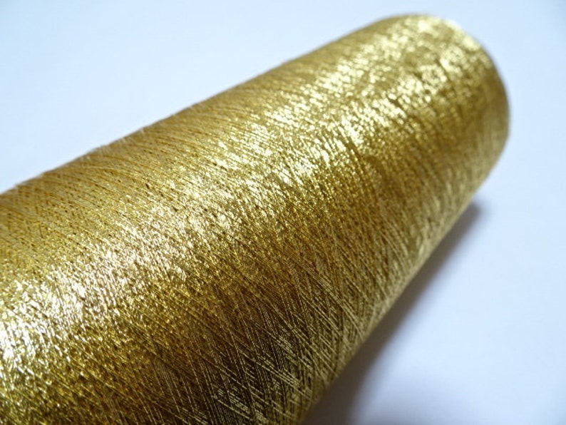 Special price Japanese vintage Superb gold leaf thread embroidery 5000M 6871 image 5