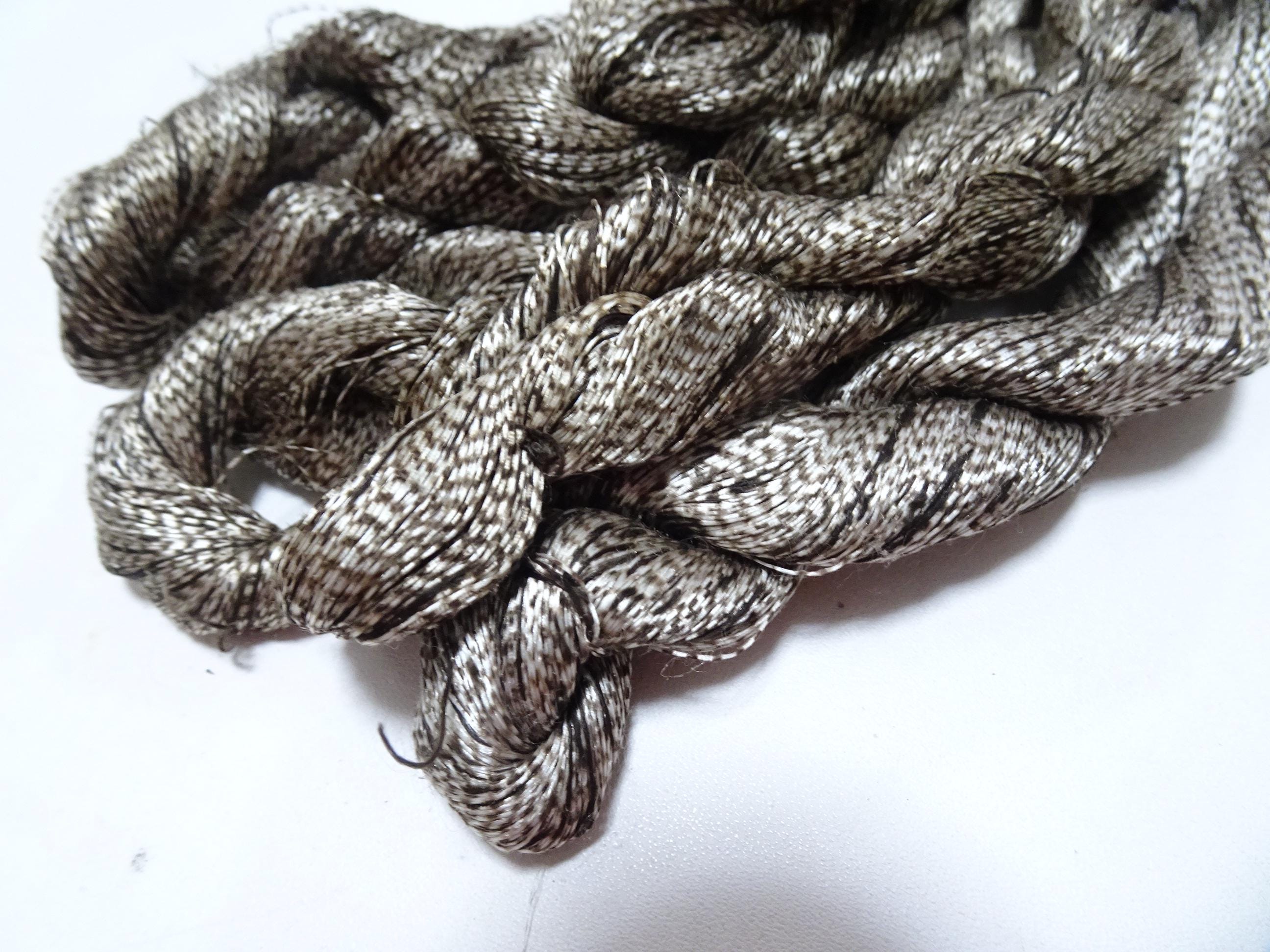 Japanese Vintage Super Rare Mud Dyeing Kasuri Loose Twisted