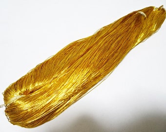 Limited 15 Japanese vintage Superb gold leaf thread  embroidery 7243  0.45mm