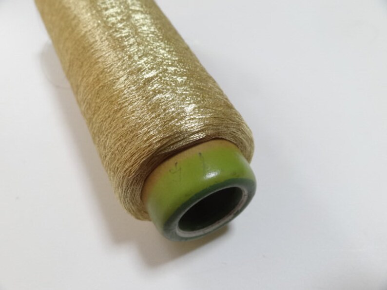 Japanese vintage high class gold leaf thread embroidery 5000M 1673