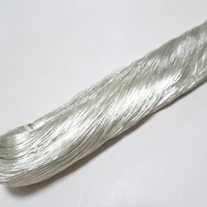 japanese vintage Superb real silver leaf thread SN2.5 embroidery 1000M image 2