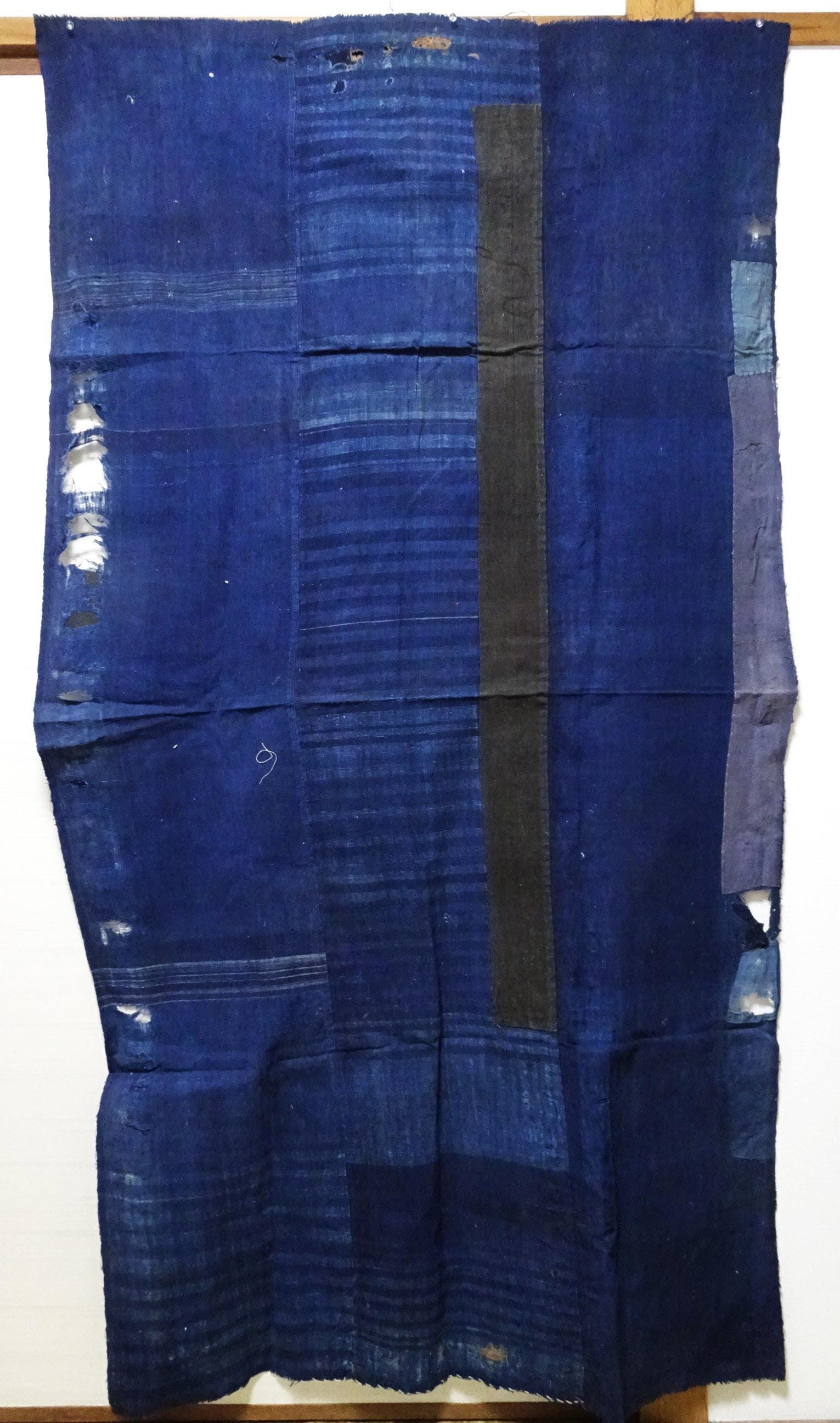 インド アンティーク 布 Japanese Antique Cotton Boro Ranru Sashiko Kasuri Indigo Dye