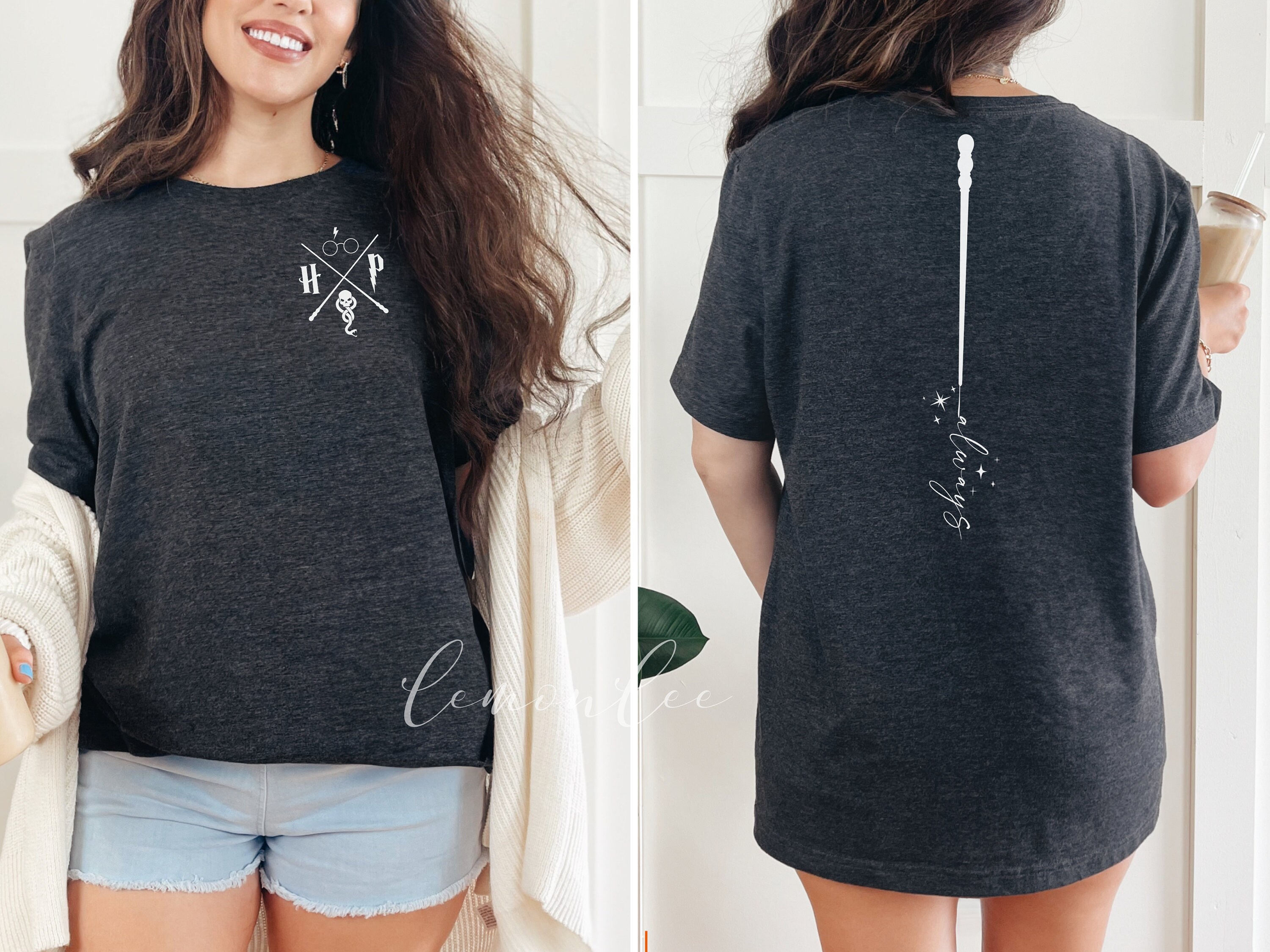 Always HP Wand Soft Bella + Canvas Shirt - Wizarding World Shirt - Universal HP Shirt - Hogwarts House Colors