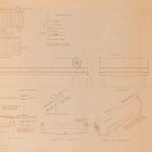 Mies van der Rohe Design Drawing, Couch image 2
