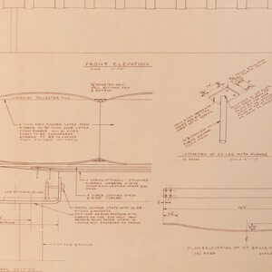 Mies van der Rohe Design Drawing, Couch image 4