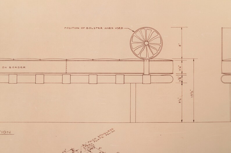 Mies van der Rohe Design Drawing, Couch image 3